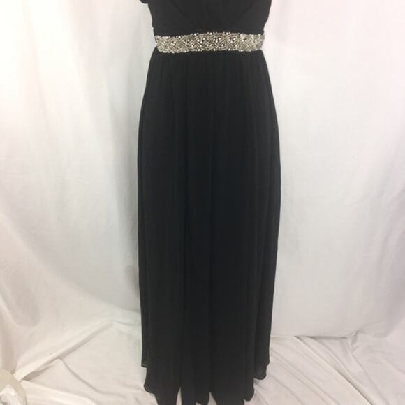 ASOS Women's Deep V Neck Formal Maxi Dress Size US 0 - Picture 7 of 8